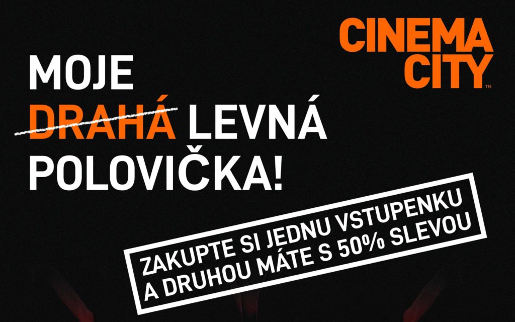 CINEMA CITY Slovanský dům: Levná vstupenka pro vaši drahou polovičku